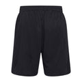 Jet Black - Back - AWDis Just Cool Childrens-Kids Sports Shorts