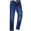 Dark Blue Wash - Front - AWDis So Denim Mens Max Slim Jeans