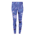 Blue - Front - Tri Dri Womens-Ladies Performance Aurora Leggings
