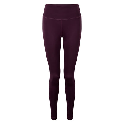 Mulberry - Front - Tri Dri Womens-Ladies Performance Space Dye Leggings