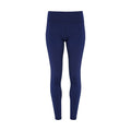 Navy - Front - Tri Dri Womens-Ladies Performance Space Dye Leggings