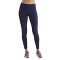 Navy - Side - Tri Dri Womens-Ladies Performance Space Dye Leggings
