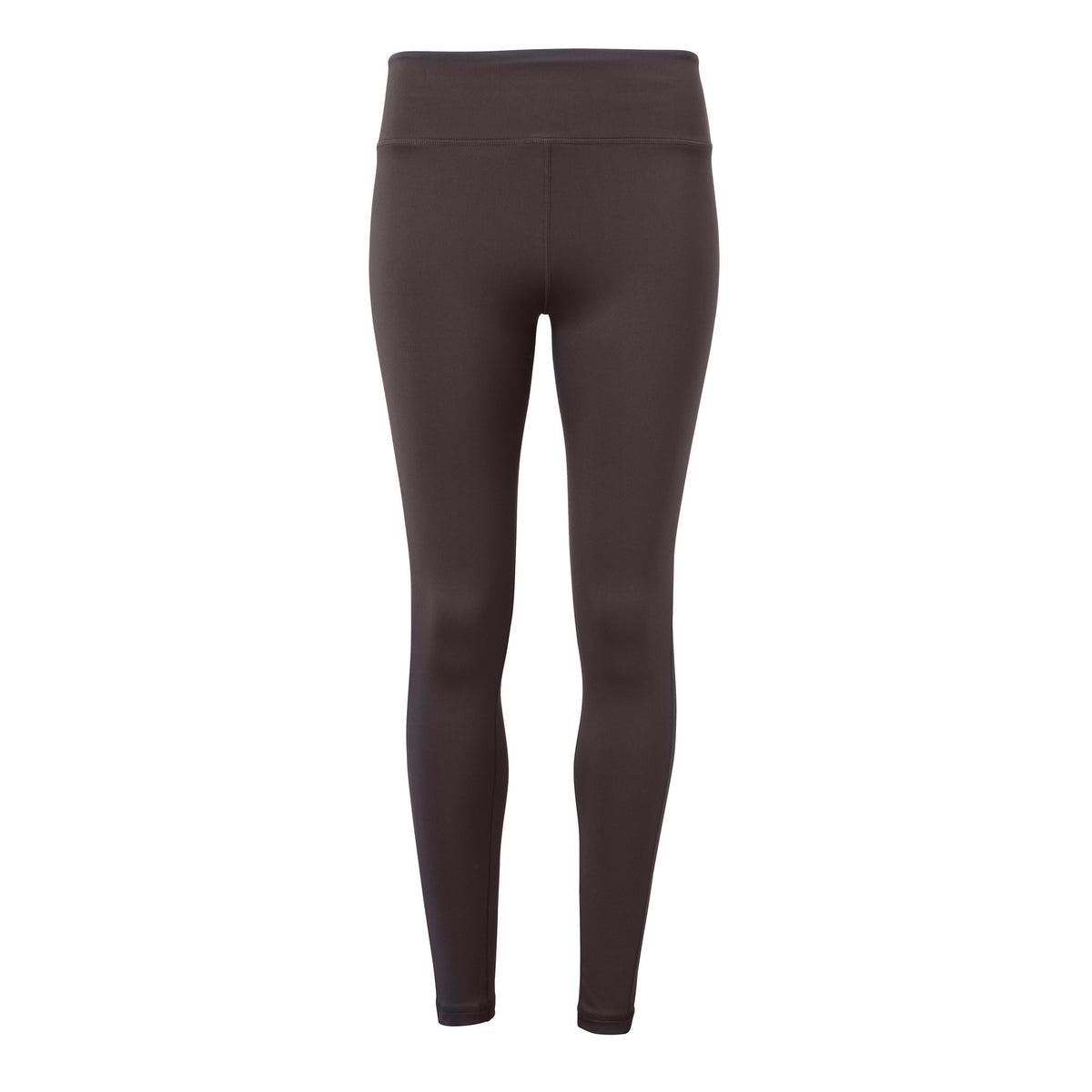 Charcoal - Back - Tri Dri Womens-Ladies Performance Space Dye Leggings