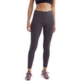 Charcoal - Side - Tri Dri Womens-Ladies Performance Space Dye Leggings
