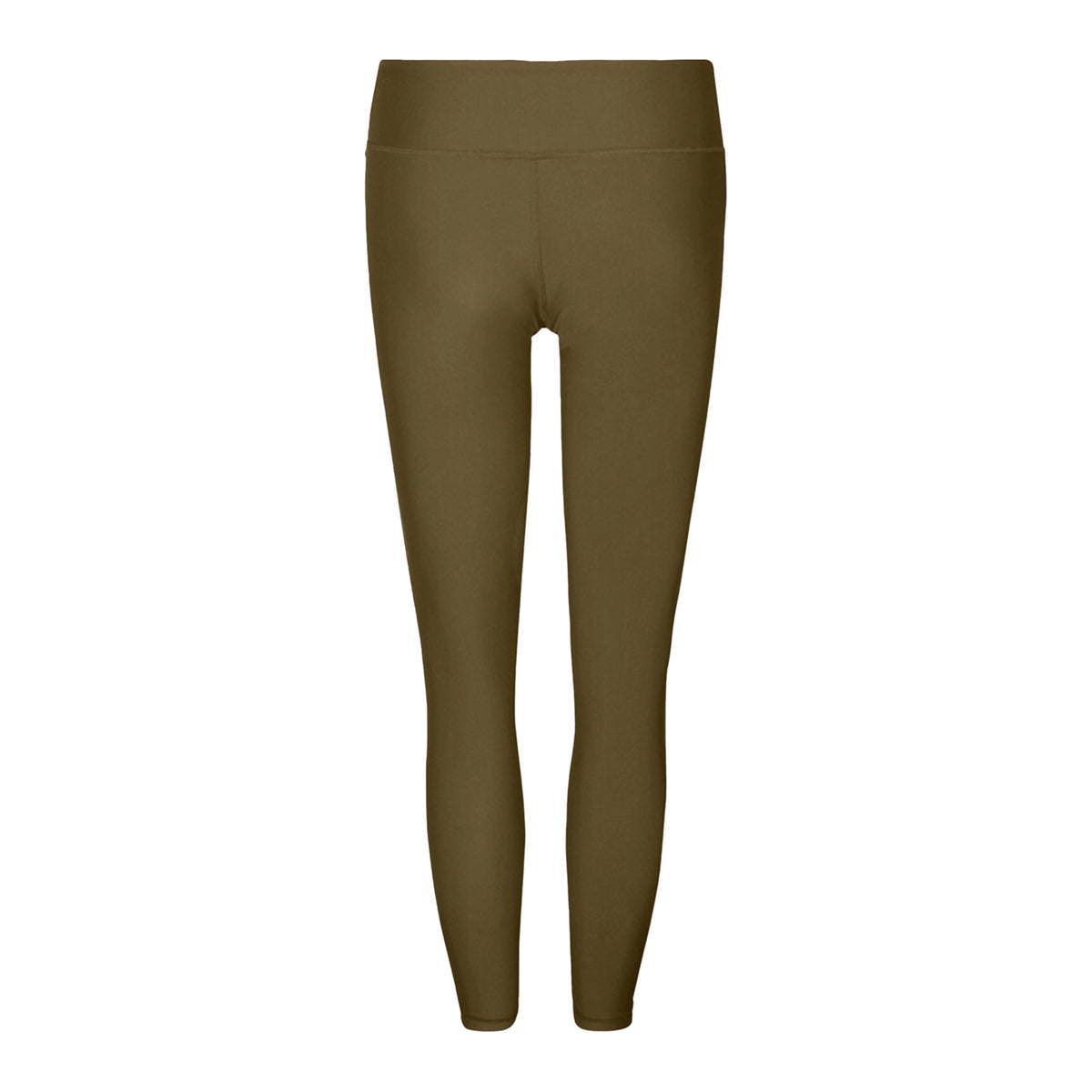 Olive - Back - Tri Dri Womens-Ladies Performance Space Dye Leggings