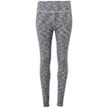 Space Silver - Front - Tri Dri Womens-Ladies Performance Space Dye Leggings