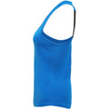 Sapphire - Side - Tri Dri Womens-Ladies Performance Strap Back Vest