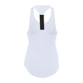 White - Back - Tri Dri Womens-Ladies Performance Strap Back Vest