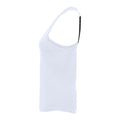 White - Side - Tri Dri Womens-Ladies Performance Strap Back Vest