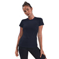 French Navy - Back - Tri Dri Womens-Ladies Performance Short Sleeve T-Shirt