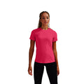 Hot Pink - Side - Tri Dri Womens-Ladies Performance Short Sleeve T-Shirt