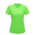 Lightning Green - Front - Tri Dri Womens-Ladies Performance Short Sleeve T-Shirt