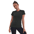 Black - Back - Tri Dri Womens-Ladies Performance Short Sleeve T-Shirt