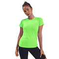 Lightning Green - Side - Tri Dri Womens-Ladies Performance Short Sleeve T-Shirt