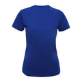 Royal - Back - Tri Dri Womens-Ladies Performance Short Sleeve T-Shirt