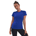 Royal - Side - Tri Dri Womens-Ladies Performance Short Sleeve T-Shirt