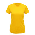 Sun Yellow - Front - Tri Dri Womens-Ladies Performance Short Sleeve T-Shirt