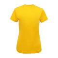 Sun Yellow - Back - Tri Dri Womens-Ladies Performance Short Sleeve T-Shirt