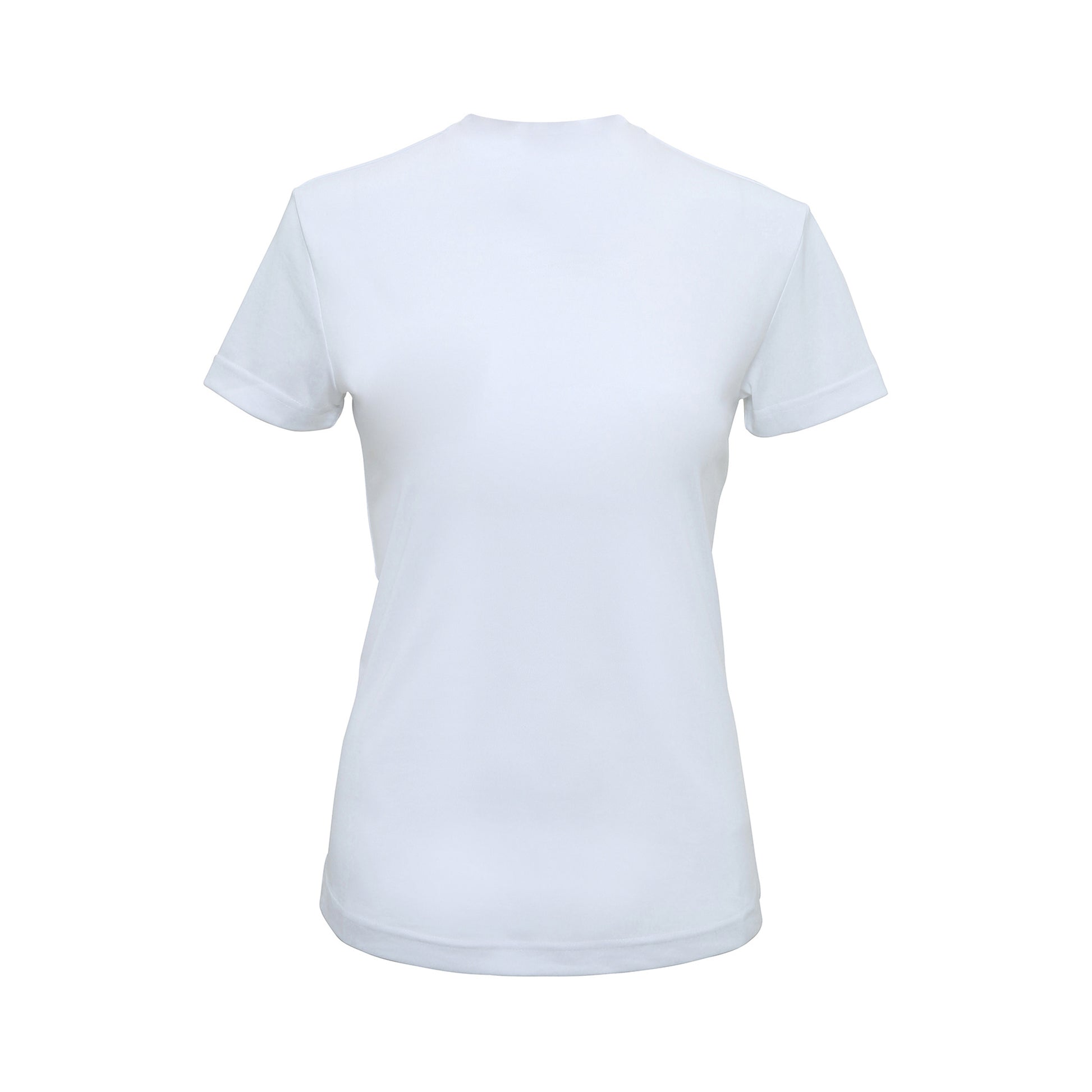 White - Back - Tri Dri Womens-Ladies Performance Short Sleeve T-Shirt