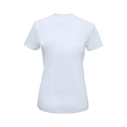 White - Back - Tri Dri Womens-Ladies Performance Short Sleeve T-Shirt