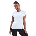White - Side - Tri Dri Womens-Ladies Performance Short Sleeve T-Shirt