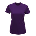 Bright Purple - Front - Tri Dri Womens-Ladies Performance Short Sleeve T-Shirt
