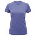 Purple Melange - Front - Tri Dri Womens-Ladies Performance Short Sleeve T-Shirt