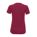 Raspberry-Black Melange - Side - Tri Dri Womens-Ladies Performance Short Sleeve T-Shirt