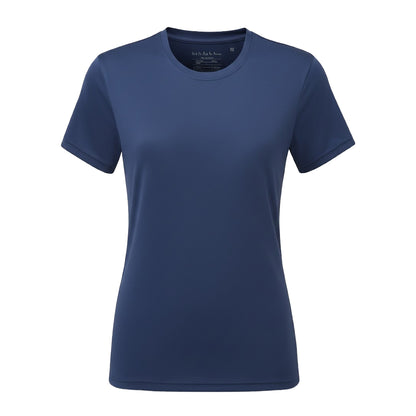 Navy - Front - Tri Dri Womens-Ladies Performance Short Sleeve T-Shirt