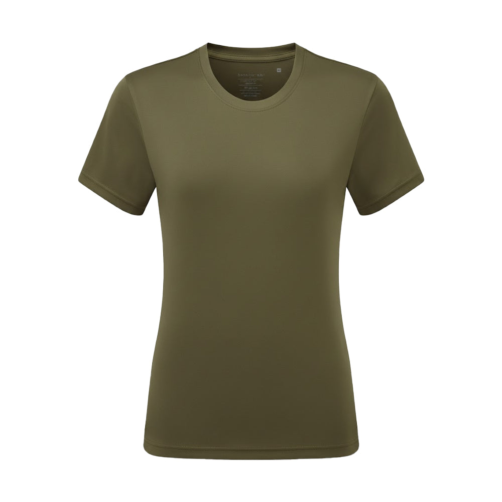 Olive - Front - Tri Dri Womens-Ladies Performance Short Sleeve T-Shirt