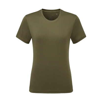 Olive - Front - Tri Dri Womens-Ladies Performance Short Sleeve T-Shirt