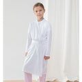 White - Back - Towel City Childrens-Kids Kimono Style Robe