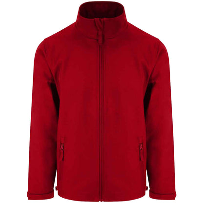 Red - Front - RTXtra Mens Classic 2 Layer Softshell Jacket