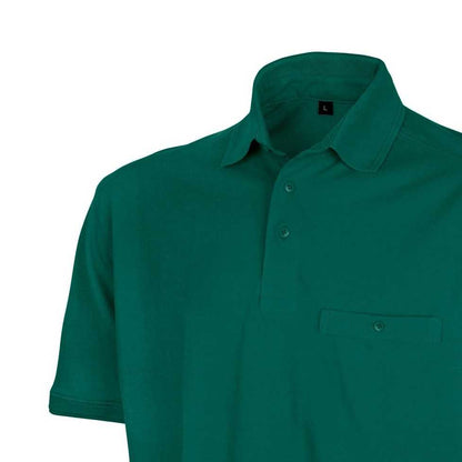 Bottle Green - Back - Result Mens Work-Guard Apex Short Sleeve Polo Shirt