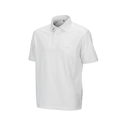 White - Front - Result Mens Work-Guard Apex Short Sleeve Polo Shirt