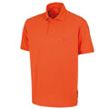 Orange - Front - Result Mens Work-Guard Apex Short Sleeve Polo Shirt
