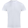 White - Front - Premier Mens Chefs Coolchecker Short Sleeve T-Shirt