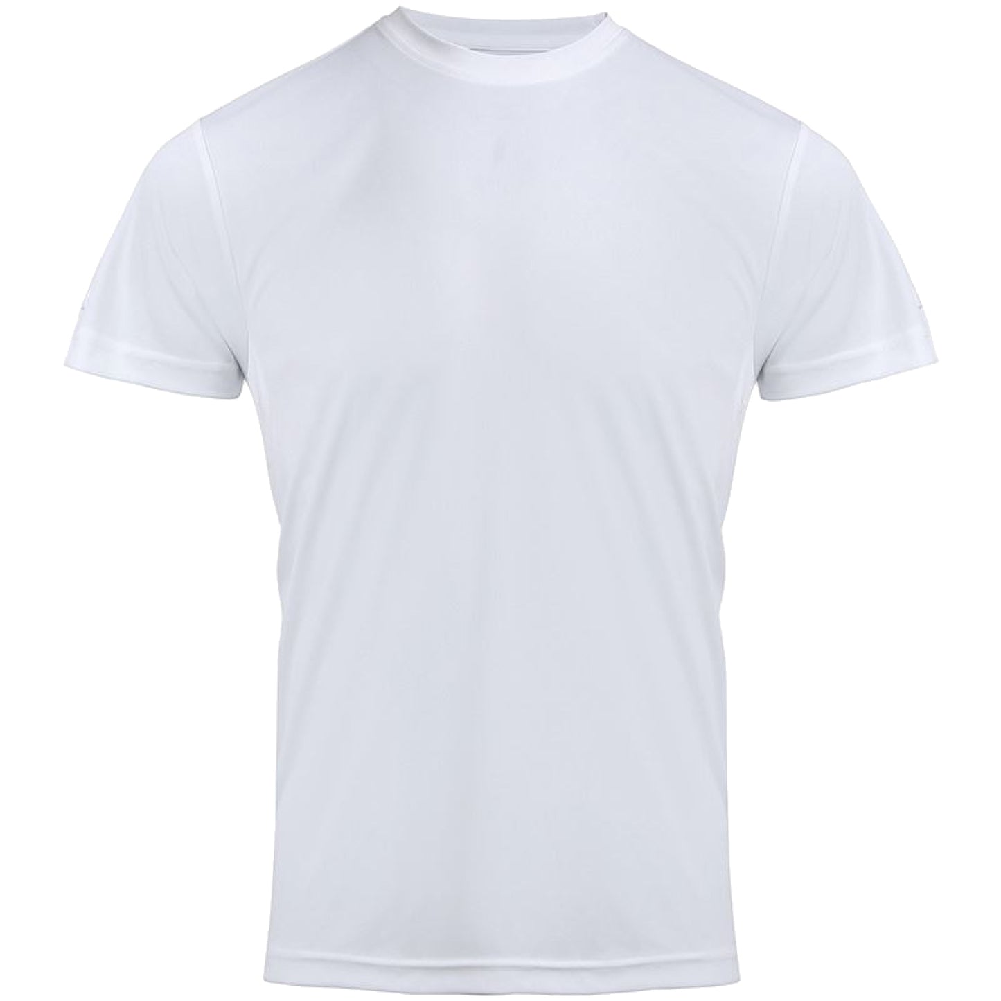 White - Front - Premier Mens Chefs Coolchecker Short Sleeve T-Shirt
