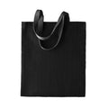 Black - Front - Kimood Womens-Ladies Patterned Jute Bag