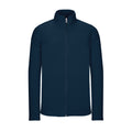 Navy - Front - Kariban Mens Full Zip Microfleece Jacket