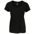 Black - Front - Nimbus Womens-Ladies Danbury Pique Short Sleeve T-Shirt