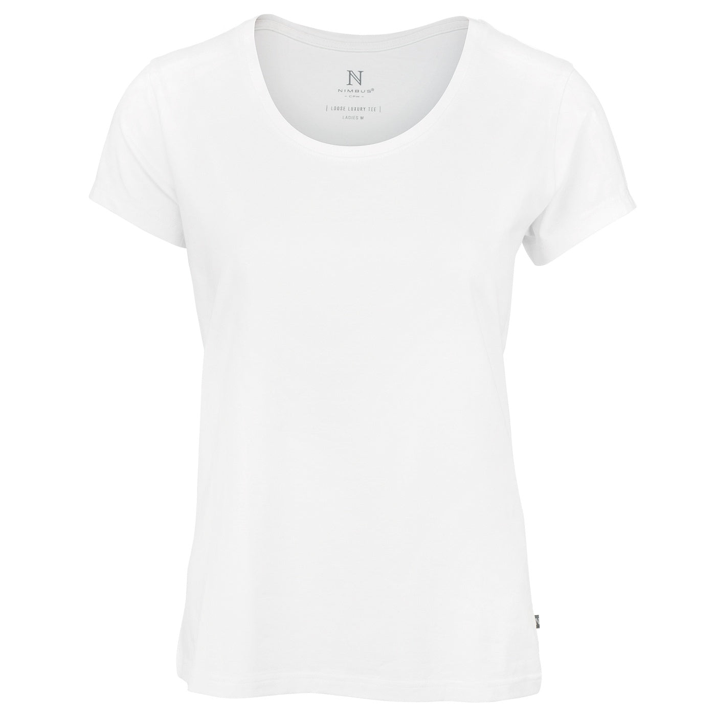 White - Front - Nimbus Womens-Ladies Montauk Essential Short Sleeve T-Shirt