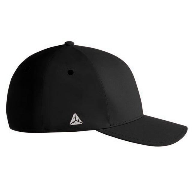 Black - Back - Yupoong Flexfit Unisex Delta Waterproof Cap
