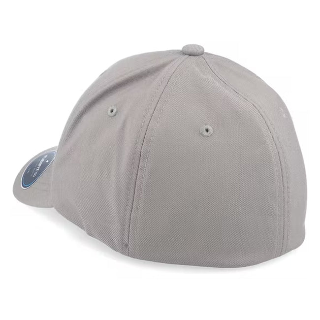 Silver - Back - Yupoong Flexfit Unisex Delta Waterproof Cap
