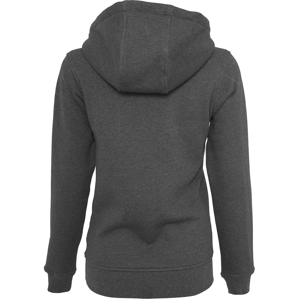 Charcoal - Back - Build Your Brand Womens-Ladies Heavy Pullover Hoodie