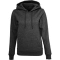 Black - Front - Build Your Brand Womens-Ladies Heavy Pullover Hoodie