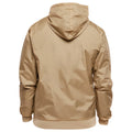 Union Beige-Black - Back - Build Your Brand Mens Zip Up Wind Runner Jacket