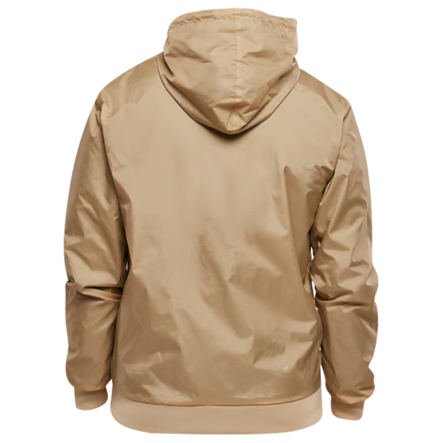 Union Beige-Black - Back - Build Your Brand Mens Zip Up Wind Runner Jacket