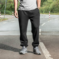 Black - Pack Shot - Build Your Brand Mens Heavy Sweatpants