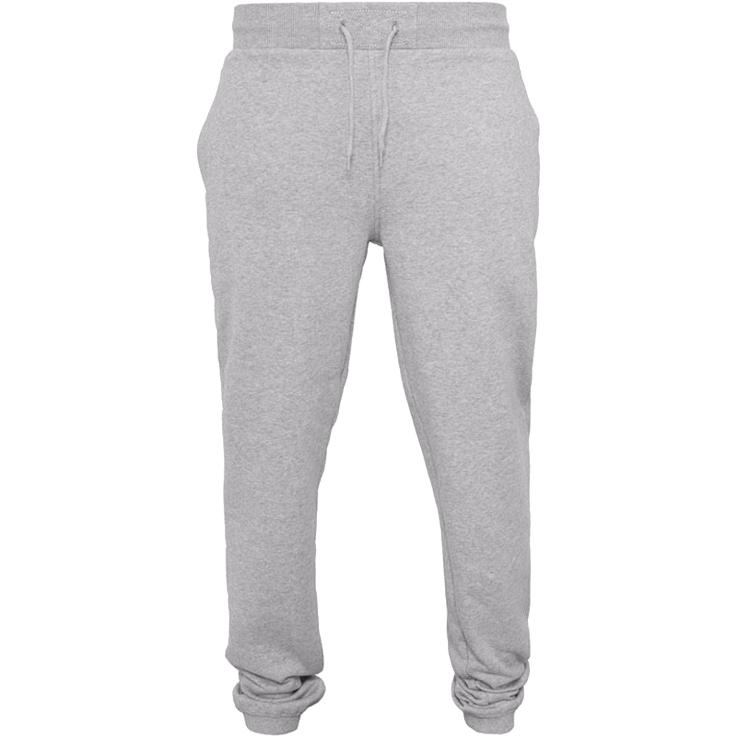 Heather Grey - Front - Build Your Brand Mens Heavy Sweatpants